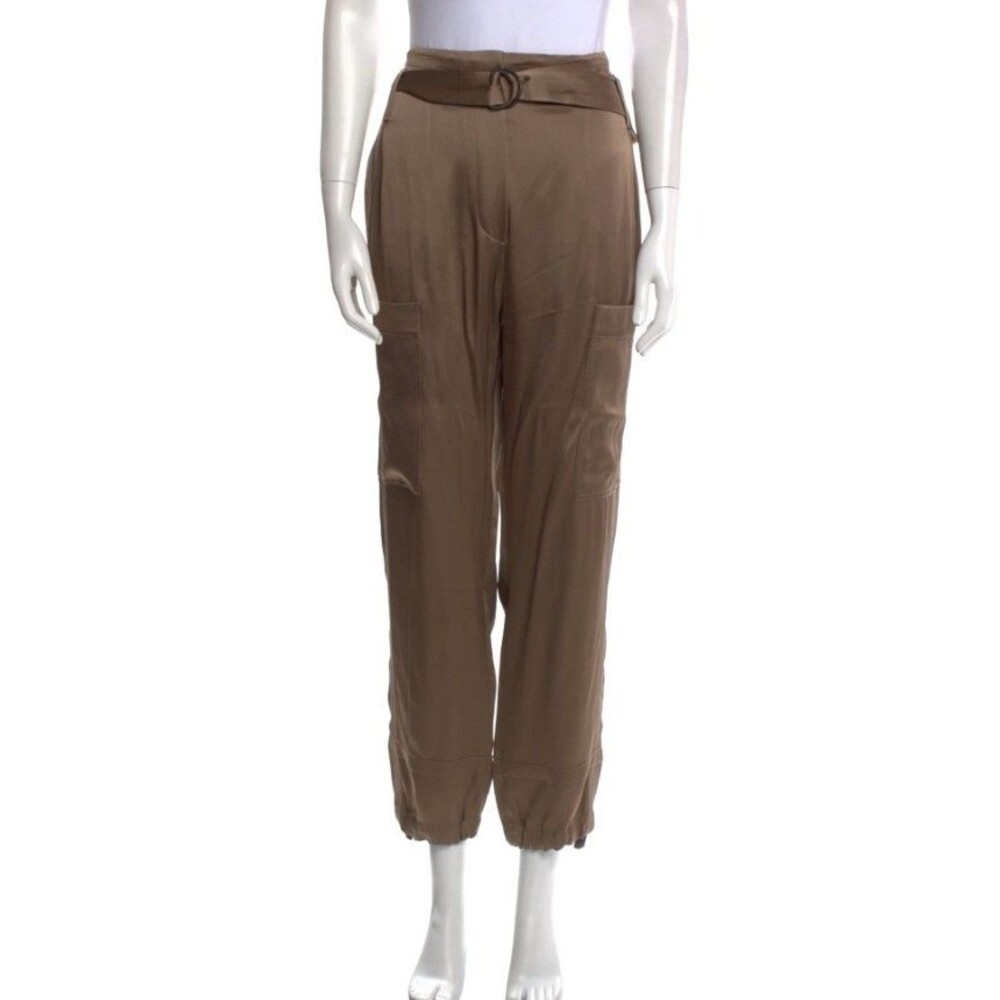 Brunello Cucinelli Women's Satin Jogger Pants Large Balloon